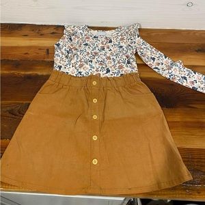 Floral top and skirt